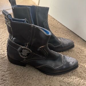 Mark Nason Black Leather Boots